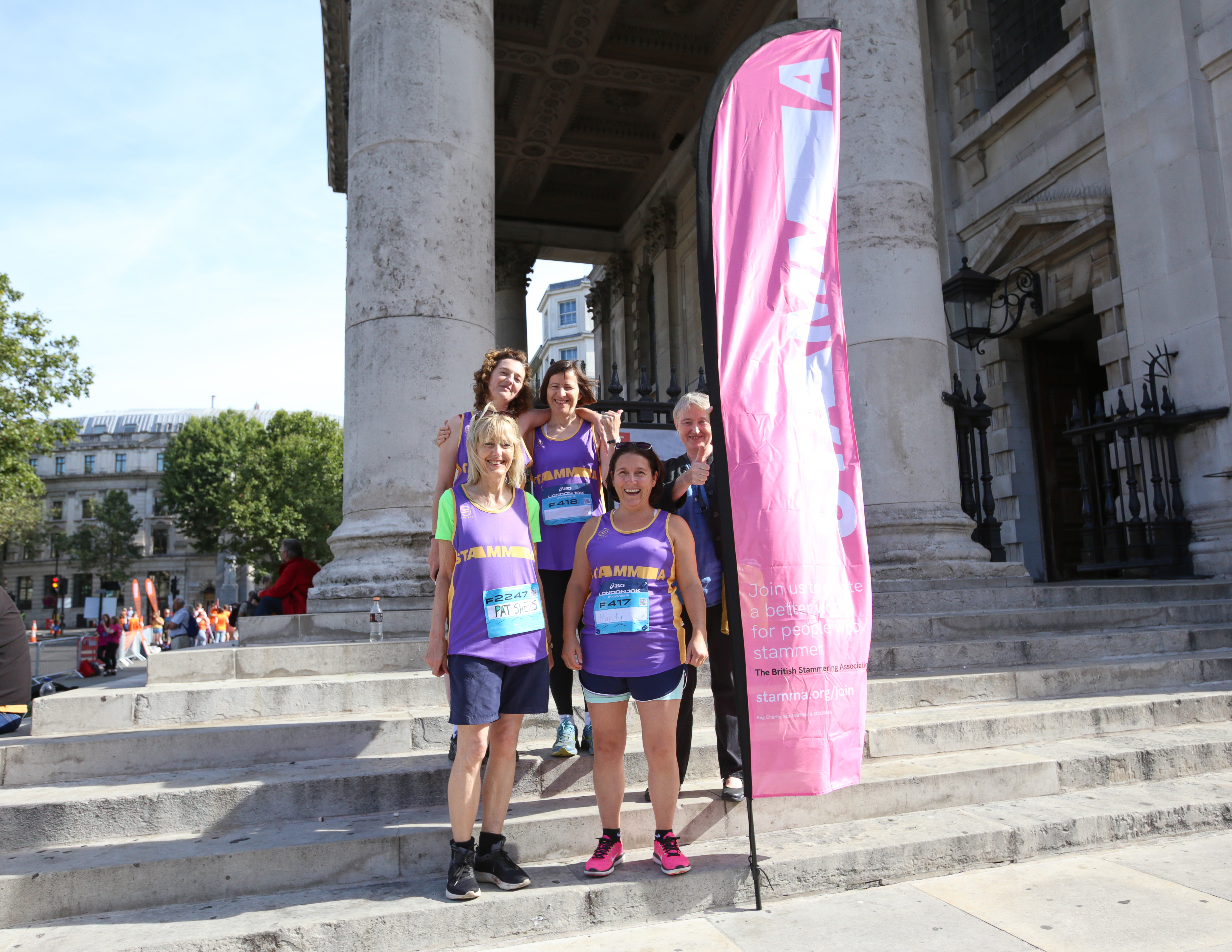 Team Stamma at the London 10k