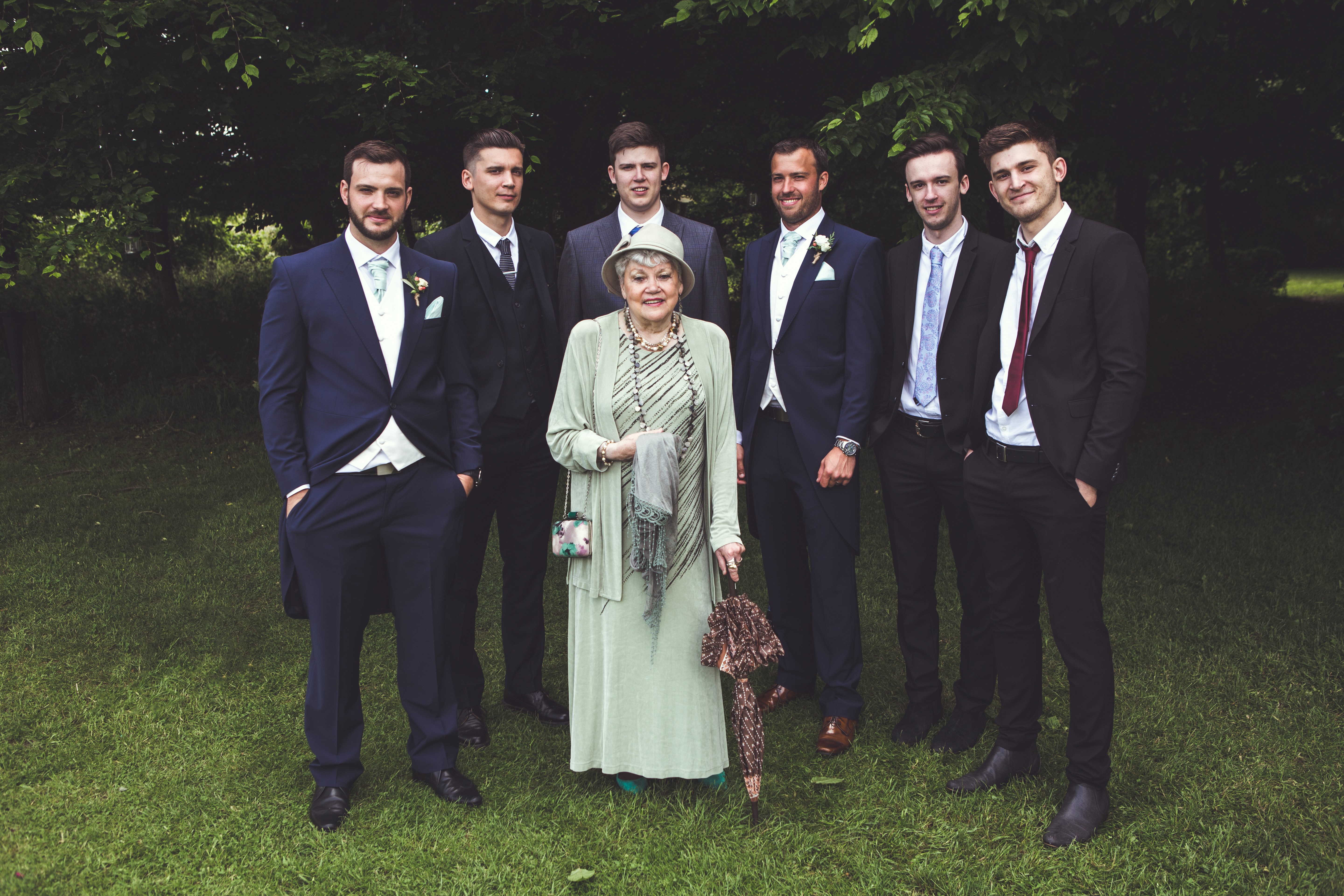 Pat Clark with grandchildren