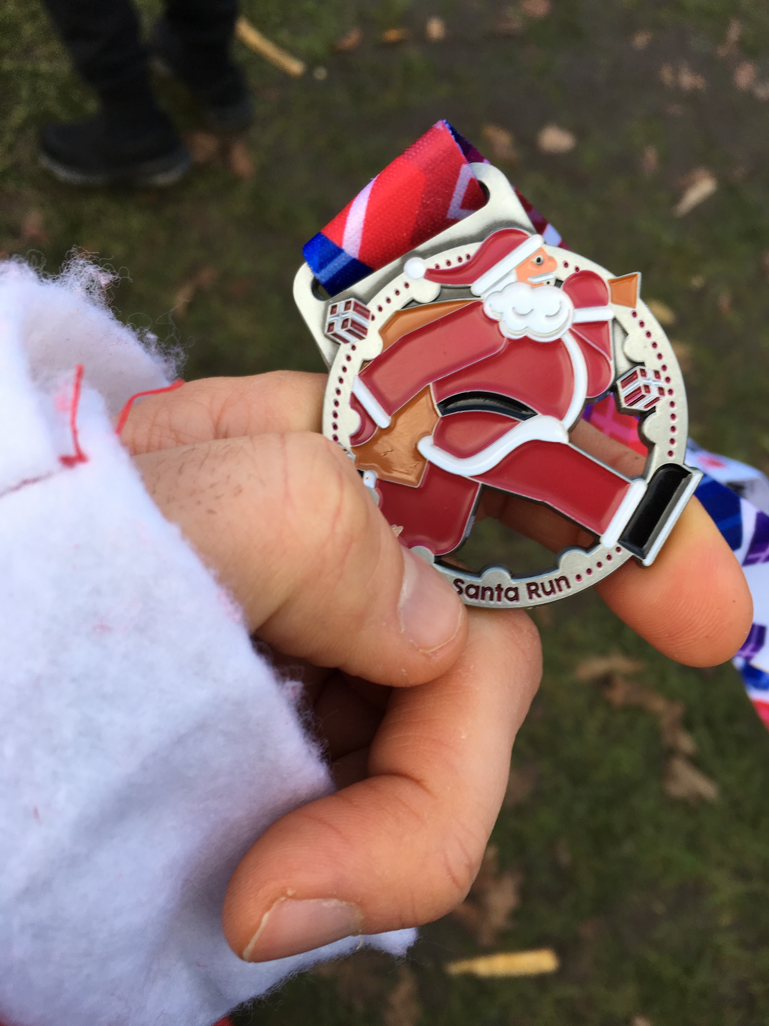 Santa Run Medal