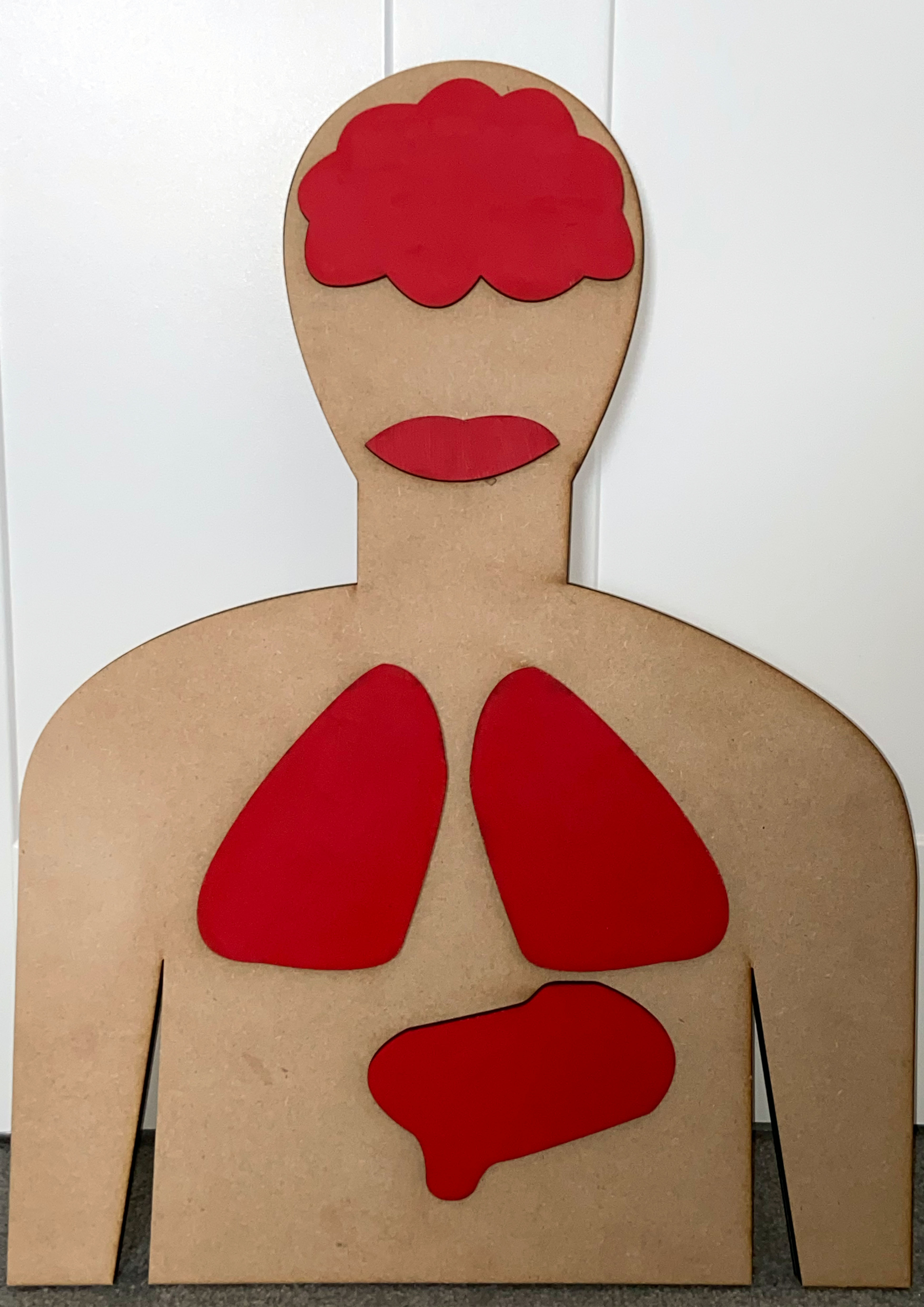 A;exander's artwork - a 3D anatomy of stammering in the body