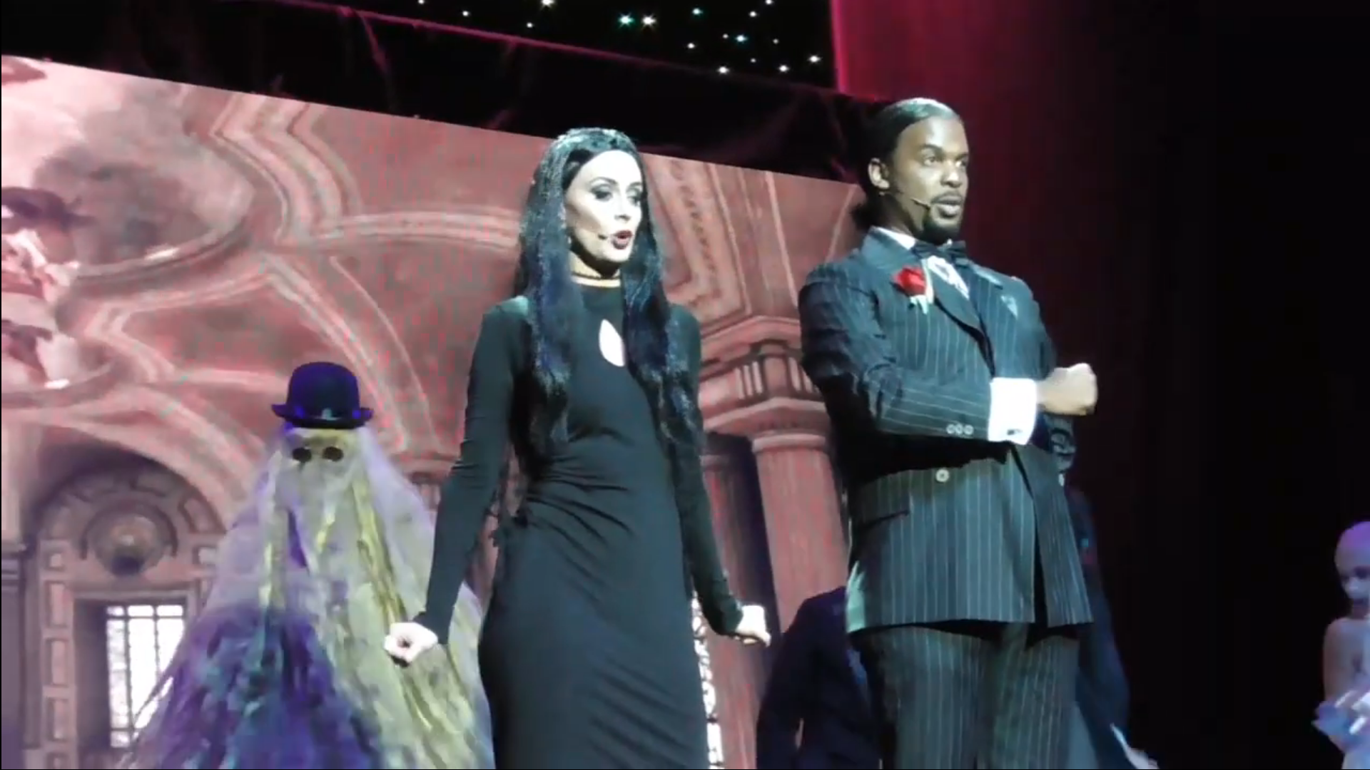 Allie as Morticia in the Addam's Family musical